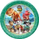 Mancs Őrjárat Dino Movie papírtányér 8 db-os 23 cm FSC