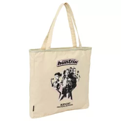   K-pop Démonvadászok Hunterx cipzáras vászon válltáska, bevásárlótáska 38 cm