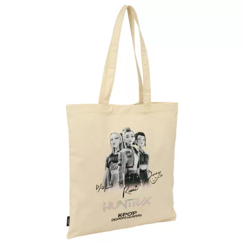 K-pop Démonvadászok Tour patentos vászon válltáska, bevásárlótáska 42 cm