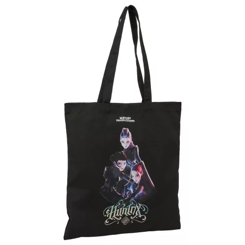 K-pop Démonvadászok Warriors patentos vászon válltáska, bevásárlótáska 42 cm