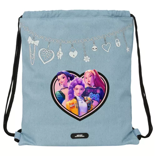 K-pop Démonvadászok Denim Dreams sporttáska, tornazsák 40 cm