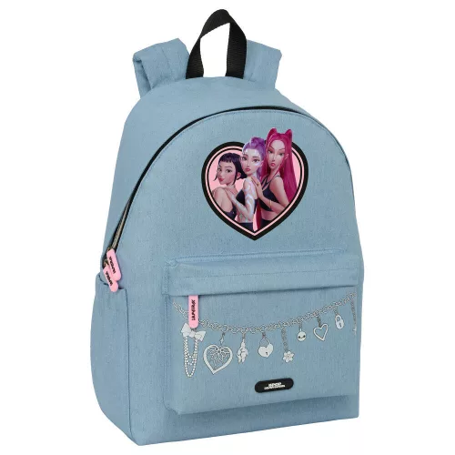 K-pop Démonvadászok Denim Dreams iskolatáska, táska laptop tartóval 43 cm
