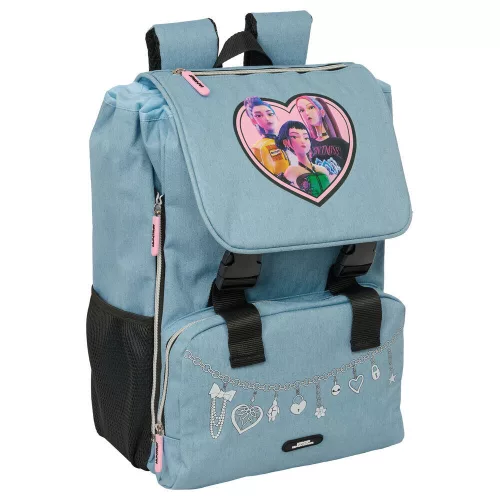 K-pop Démonvadászok Denim Dreams bővíthető iskolatáska, táska 41 cm