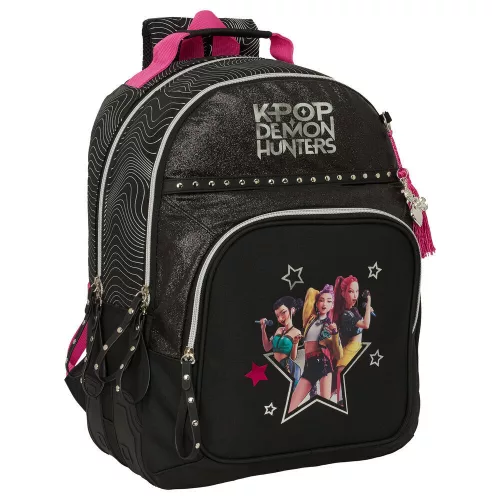 K-pop Démonvadászok Energy Black iskolatáska, táska 42 cm