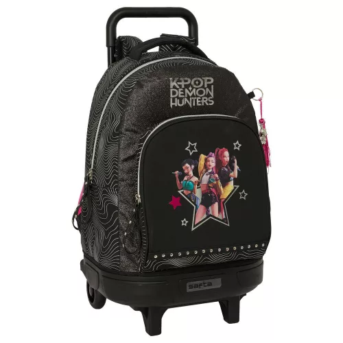 K-pop Démonvadászok Energy prémium gurulós iskolatáska, táska 45 cm