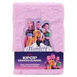   K-pop Démonvadászok Hunterx plüss A5 notesz, jegyzetfüzet
