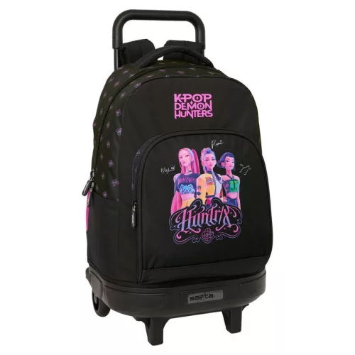 K-pop Démonvadászok Negra prémium gurulós iskolatáska, táska 45 cm