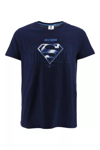 Superman Man of Steel férfi rövid póló, felső L