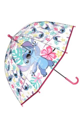 Disney Lilo és Stitch, A csillagkutya Island gyerek átlátszó esernyő Ø72 cm