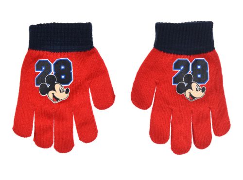 Disney Mickey Red 28 gyerek kesztyű