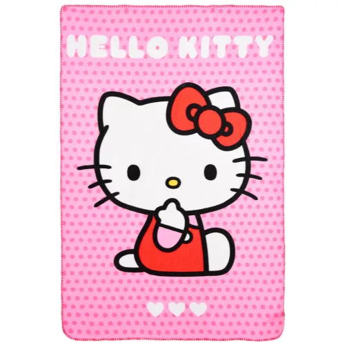 Hello Kitty Adorable polár takaró 100x150cm