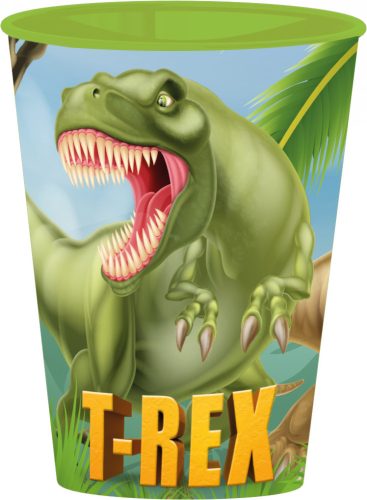 Dinoszaurusz T-Rex műanyag pohár 260 ml