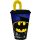 Batman Bat Signal szívószálas pohár, műanyag 430 ml