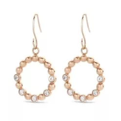 Victoria Rose gold színű karika fülbevaló