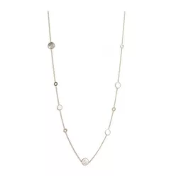 Victoria Rose gold színű fehér mintás nyaklánc