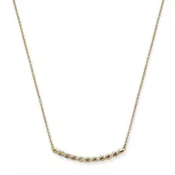 Victoria Arany színű fehér köves nyaklánc