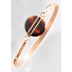 Victoria Rose gold színű barna mintás karkötő
